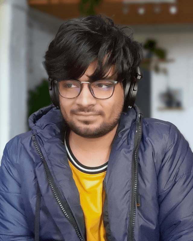 In a cafe